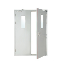 Moderne Design Feuerwiderstand Stahl Tür Feuertor mit Beobachtungsport
